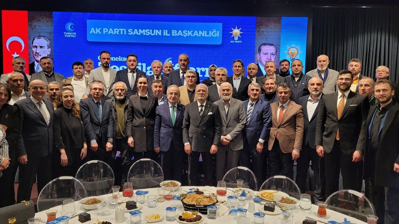 AK Parti Genel Başkanvekili Elitaş, Samsun'da İftarda Partililerle Bir Araya Geldi