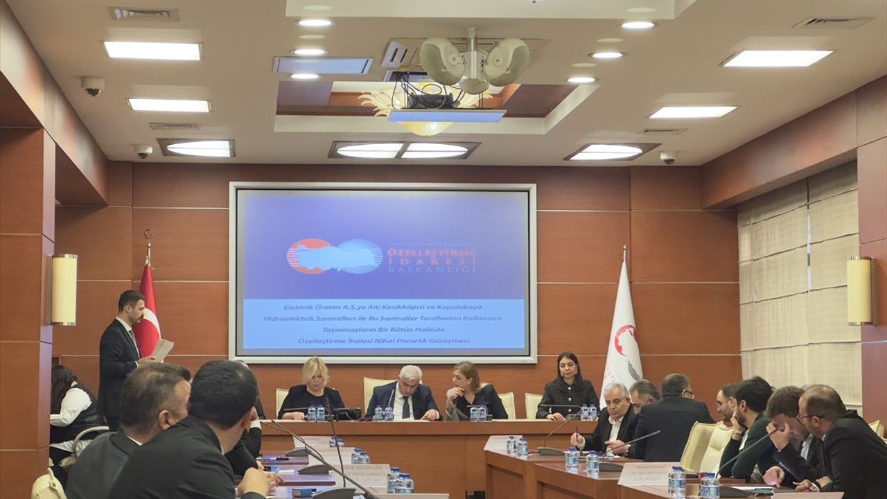 Ankara ve Kırıkkale'deki Hidroelektrik Santralleri İçin Özelleştirme İhalesi Gerçekleşti
