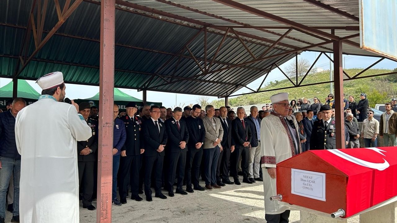 Antalya'da Gazi İlhan Uçar Son Yolculuğuna Uğurlandı
