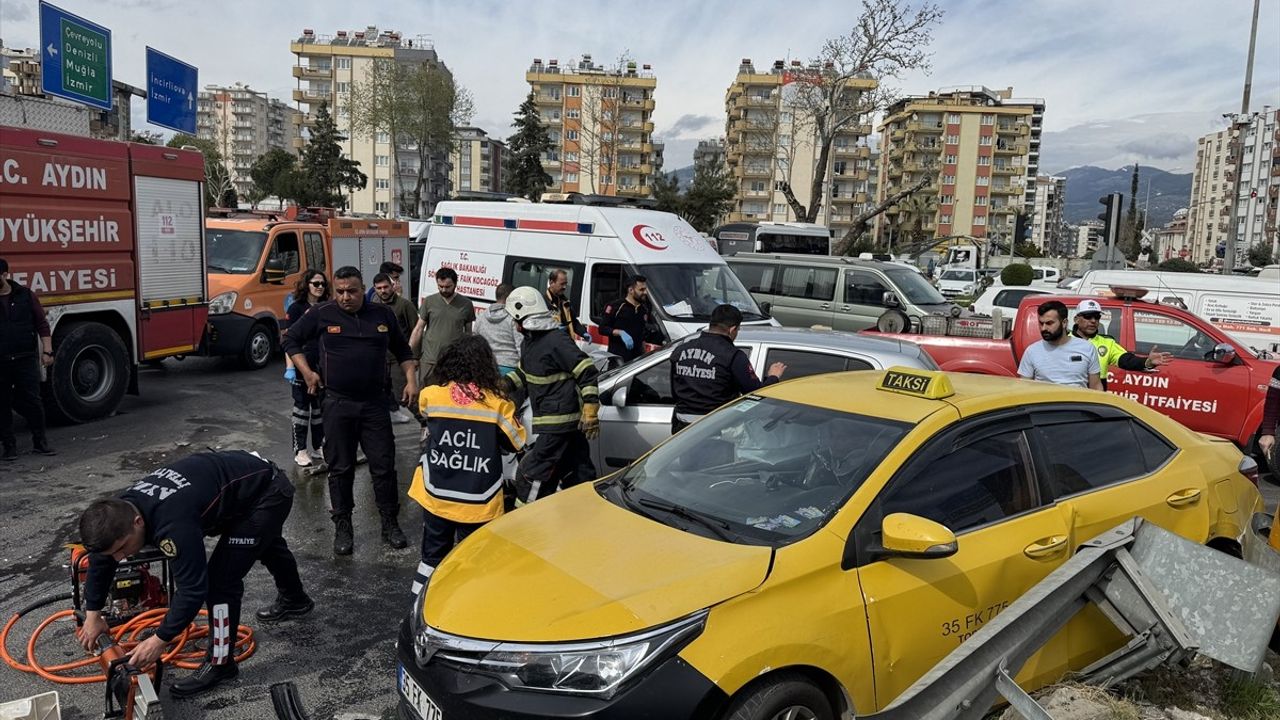 Aydın'da Otomobil Kazası: 2 Yaralı