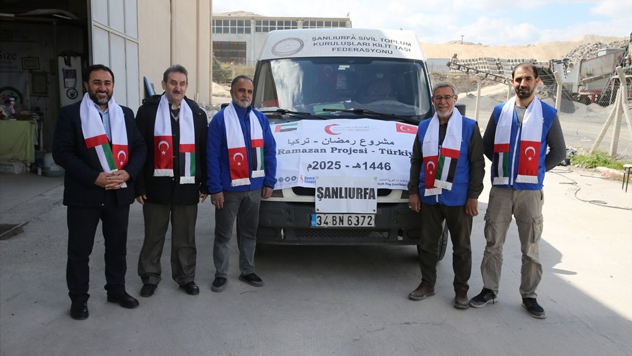 BAE'den Şanlıurfa'ya Gıda Kolisi Yardımı