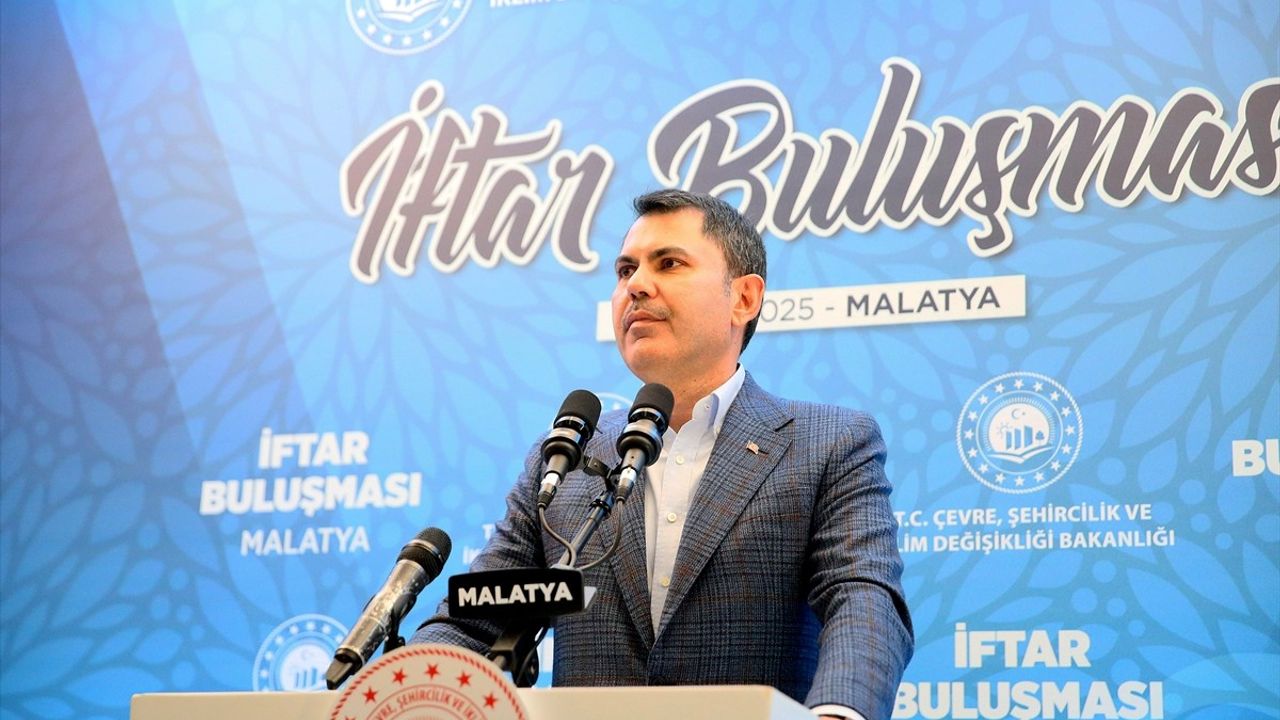 Bakan Kurum, Malatya İftar Buluşması'nda Deprem Çalışmalarını Duyurdu