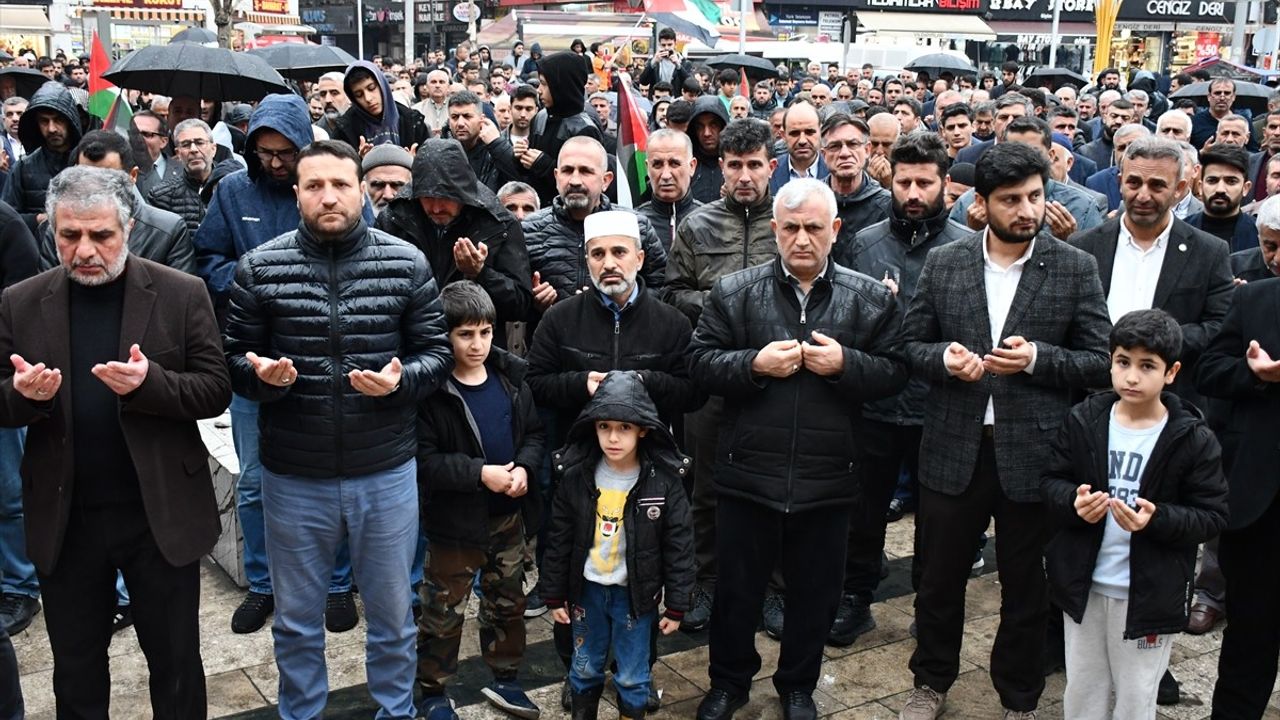 Batman'da İsrail'in Gazze Saldırılarına Protesto