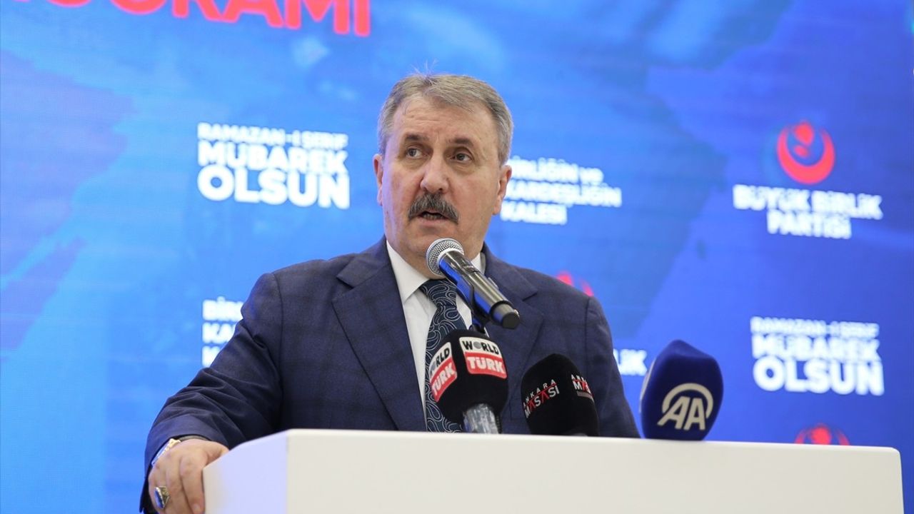 BBP Genel Başkanı Destici'den İBB Soruşturması ve Gazze Açıklaması