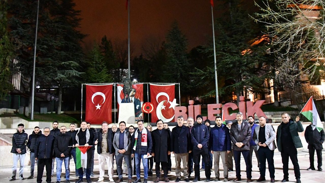 Bilecik'te Gazze'ye Destek Konvoyu Oluşturuldu