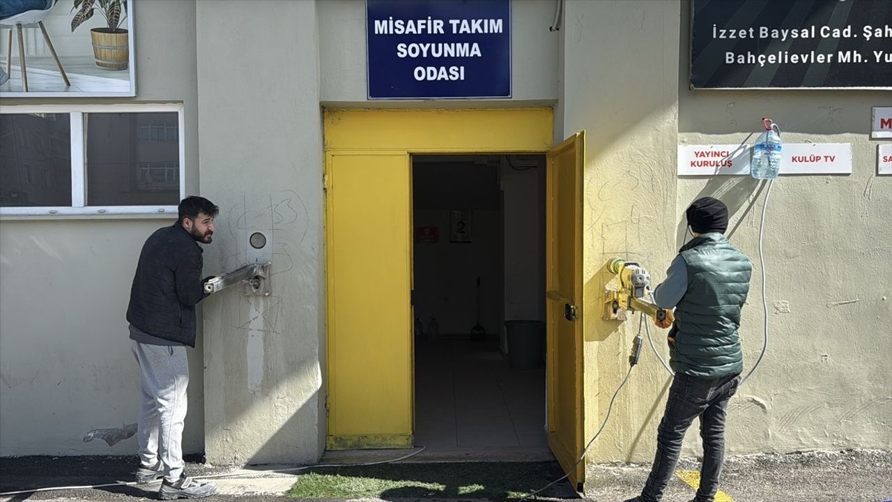 Bolu Atatürk Stadı'nda Karot Çalışmaları Başladı