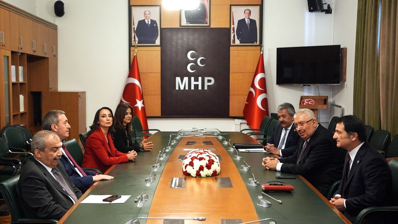 DEM Parti Heyeti MHP TBMM Grubu'nu Ziyaret Etti