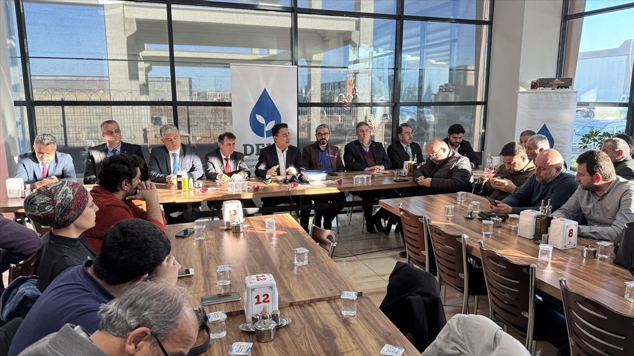 DEVA Partisi Genel Başkanı Ali Babacan, Konya'da Önemli Açıklamalarda Bulundu