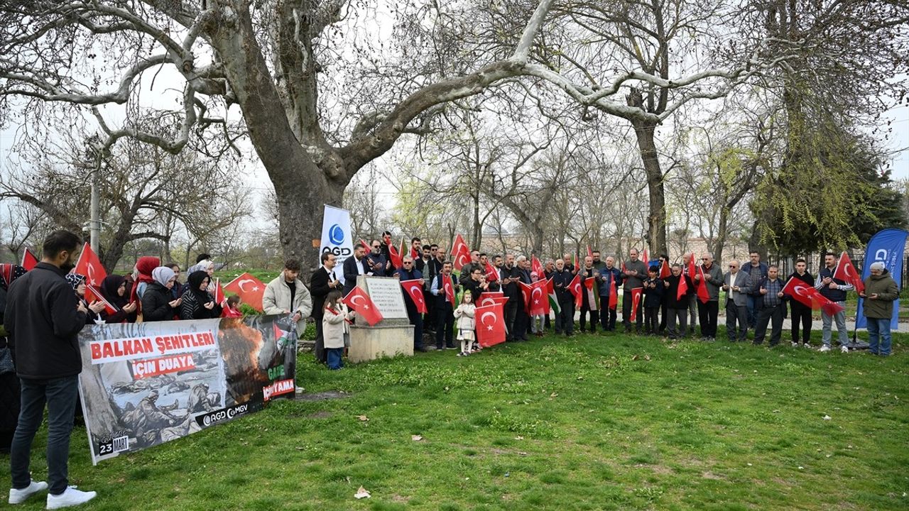 Edirne'de Balkan Savaşları ve Gazze Şehitleri Anıldı