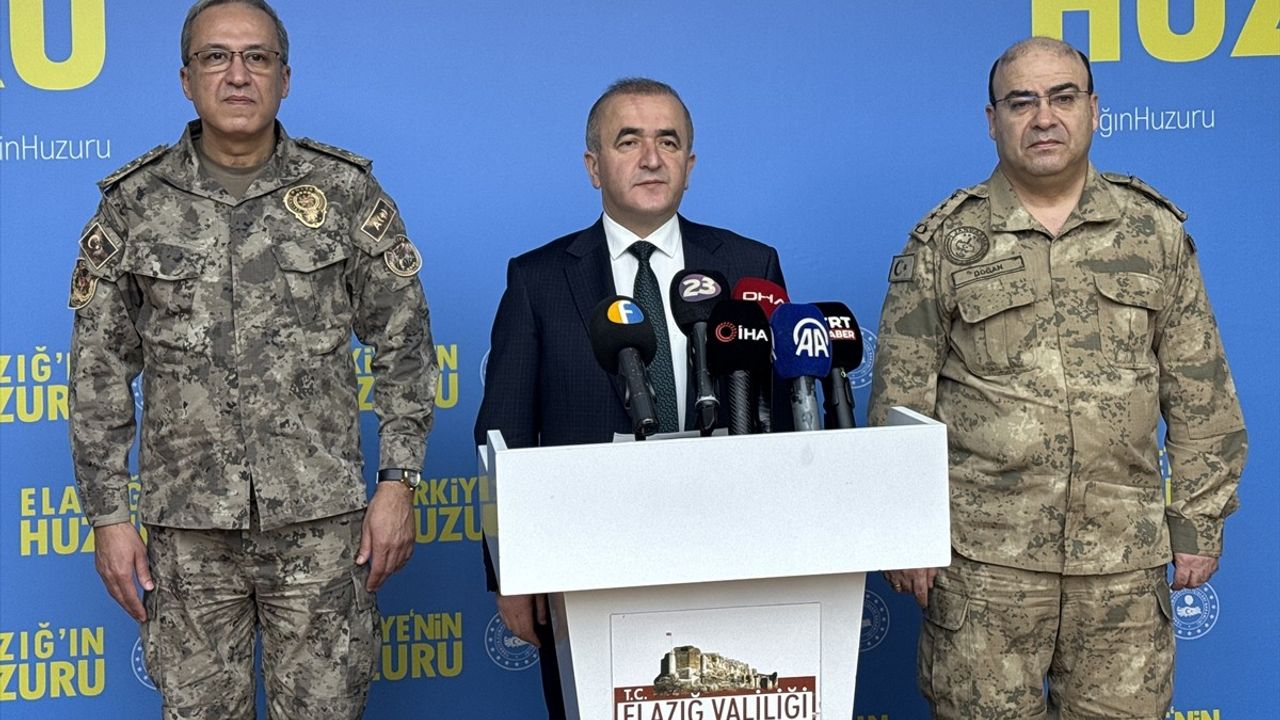 Elazığ'da Güvenlik Bilgilendirme Toplantısı: 89 Operasyon Gerçekleştirildi