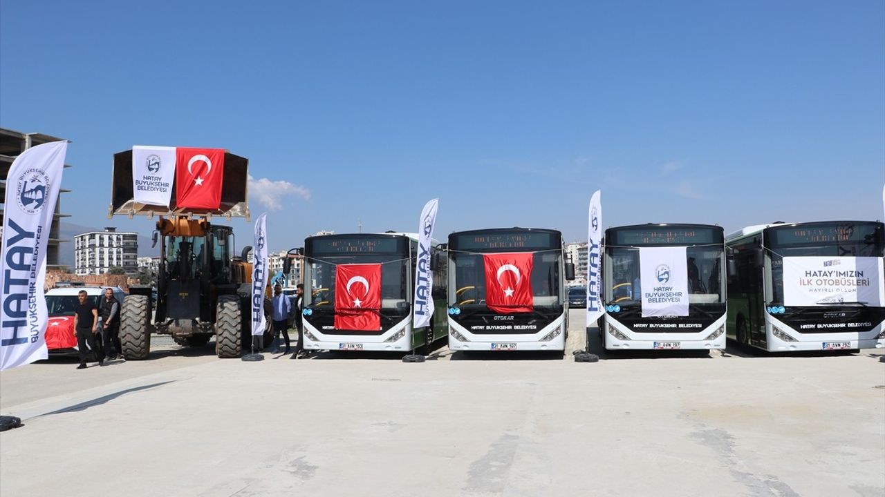 Hatay Büyükşehir Belediyesi, 1000 Yeni Araçla Filoyu Güçlendirdi