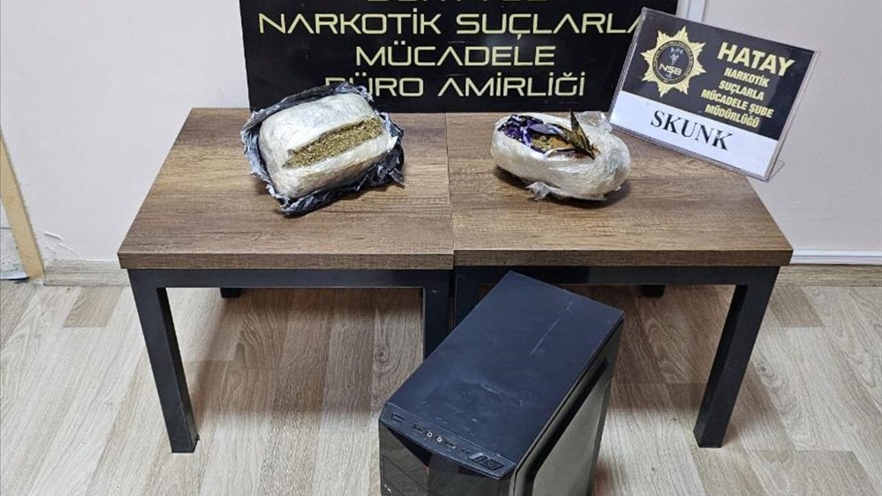 Hatay'da 1 Kilo 47 Gram Skunk Ele Geçirildi