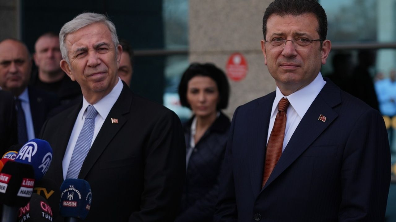 İmamoğlu, Yavaş'ı Ankara'da Ziyaret Etti