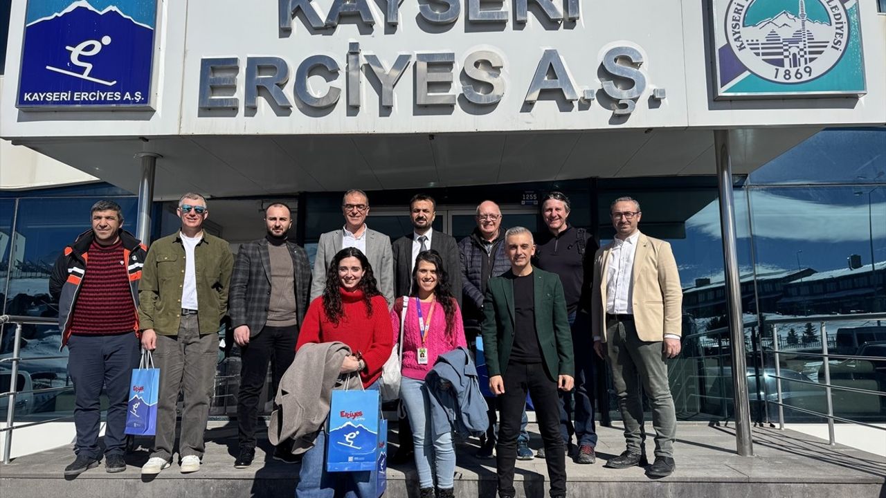 İngiliz Turizm Acenteleri Erciyes Kayak Merkezi'ni Keşfetti