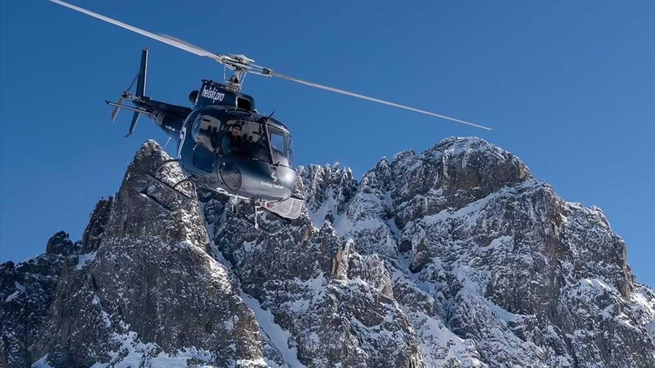 Kaçkar Dağları'nda Heliski Heyecanı 12. Haftasında Devam Ediyor
