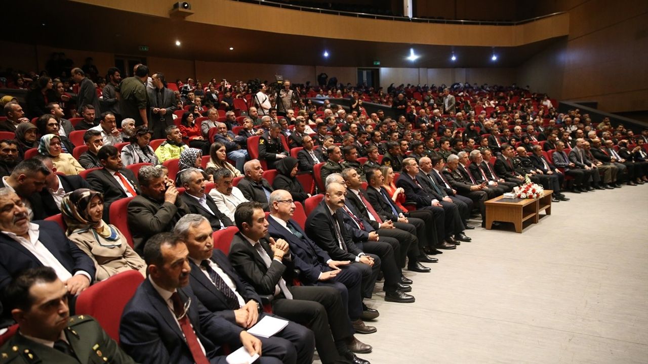 Kahramanmaraş'ta Devlet Övünç Madalyası ve Beratı Töreni