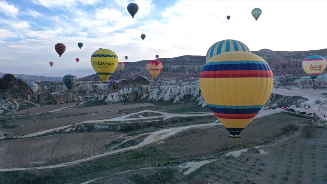 Kapadokya'da 2025 Yılında Turist Sayısı Artıyor