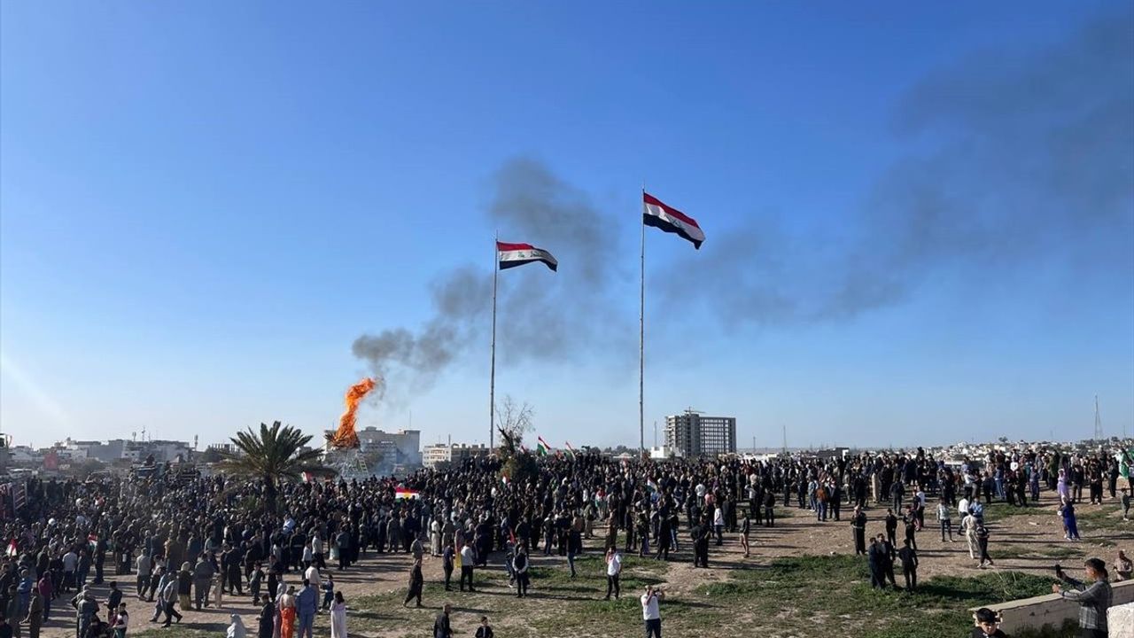 Kerkük'te Neşeli Nevruz Bayramı Kutlamaları