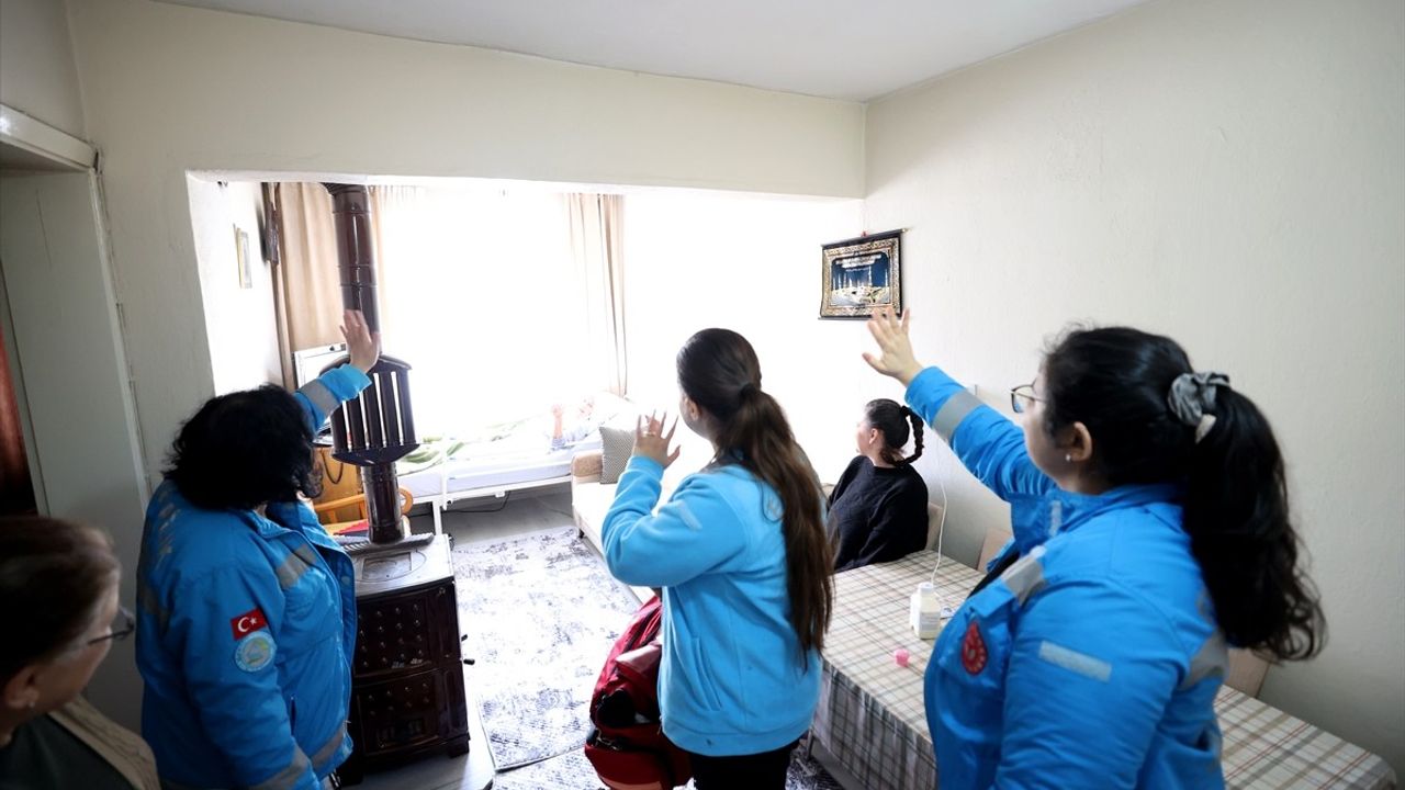 Kırklareli'de Sağlık Çalışanları Köylere Hizmet Götürüyor