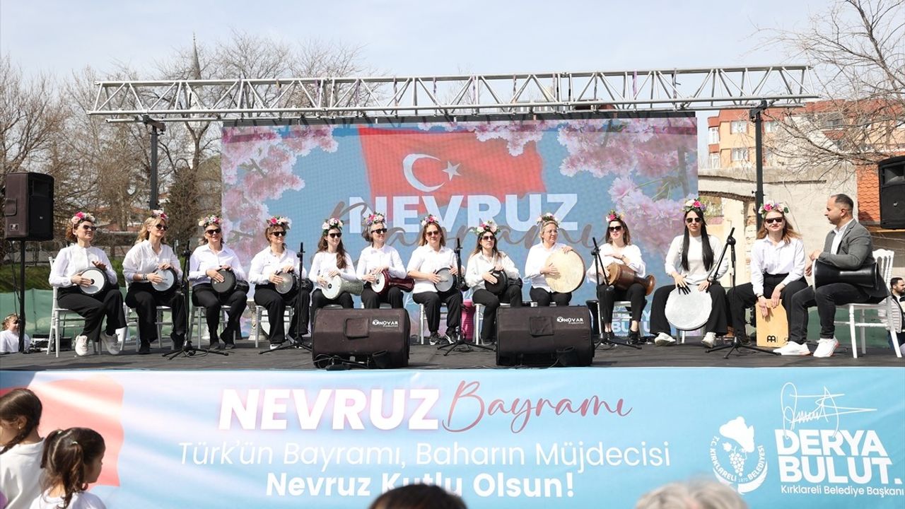 Kırklareli'nde Coşkulu Nevruz Bayramı Kutlaması
