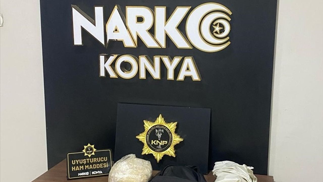 Konya'da Uyuşturucu Operasyonunda 3 Şüpheli Yakalandı