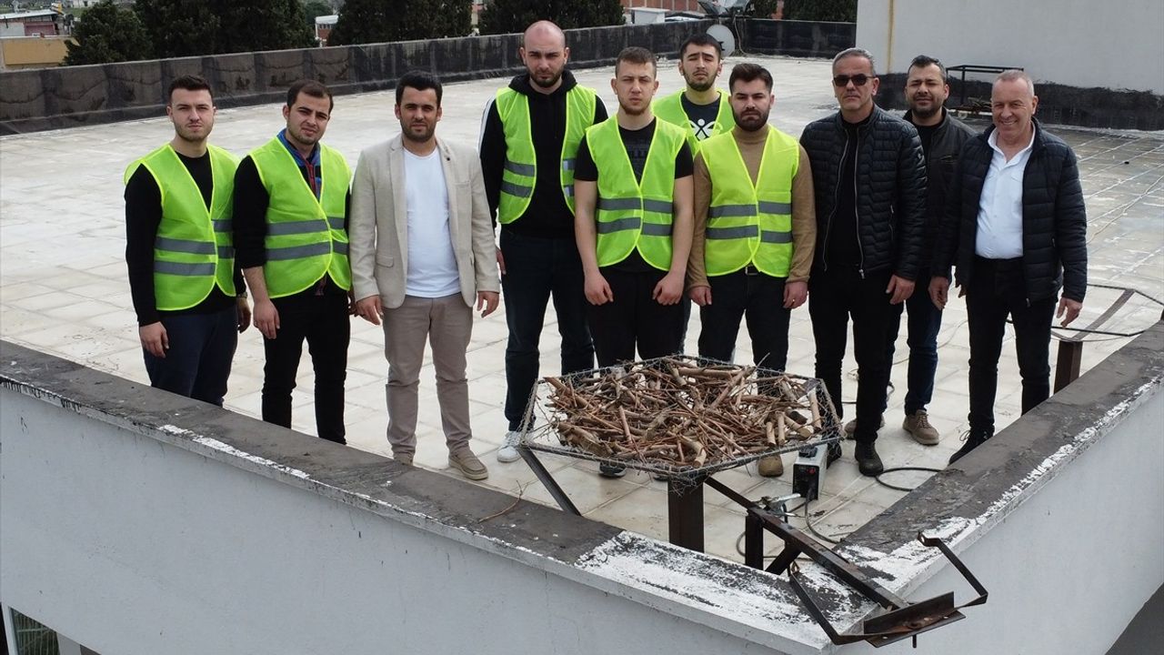 Manisa'da Öğrencilerden Leyleklere Özel Yuva Projesi