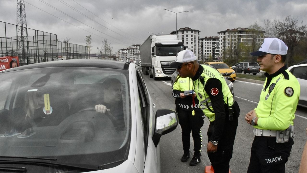 Ordu'da Dron Destekli Trafik Denetimi Bayram Öncesi Gerçekleşti