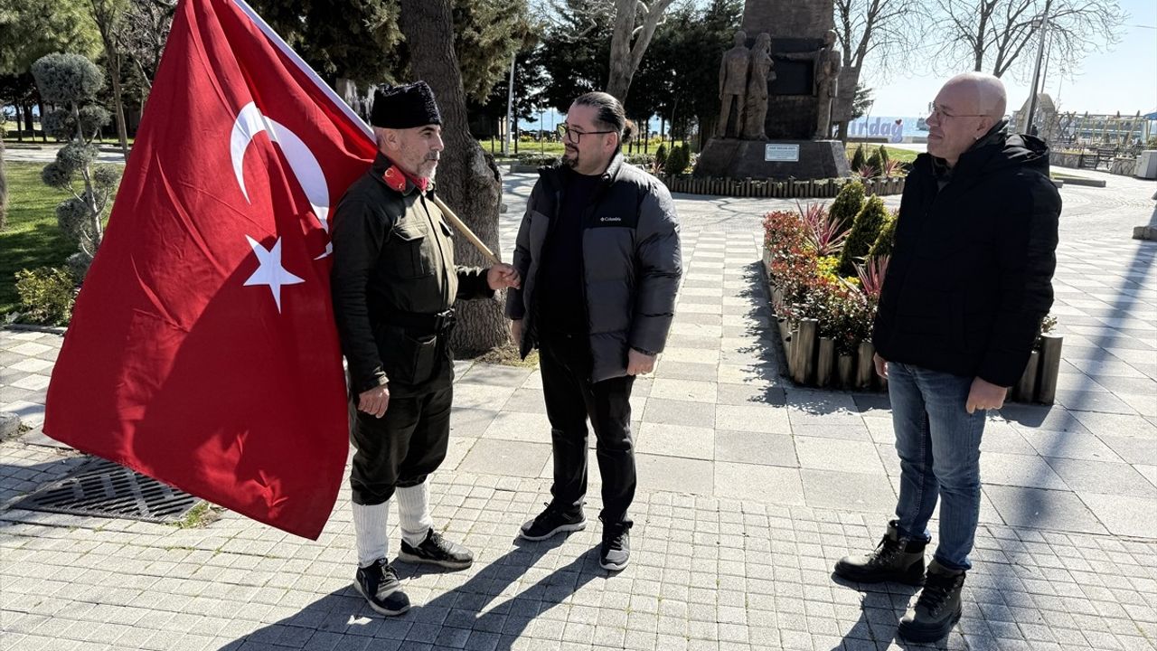 Saffet Gümüş, 7 Yıldır Şehitler İçin İstanbul'dan Çanakkale'ye Yürüyor
