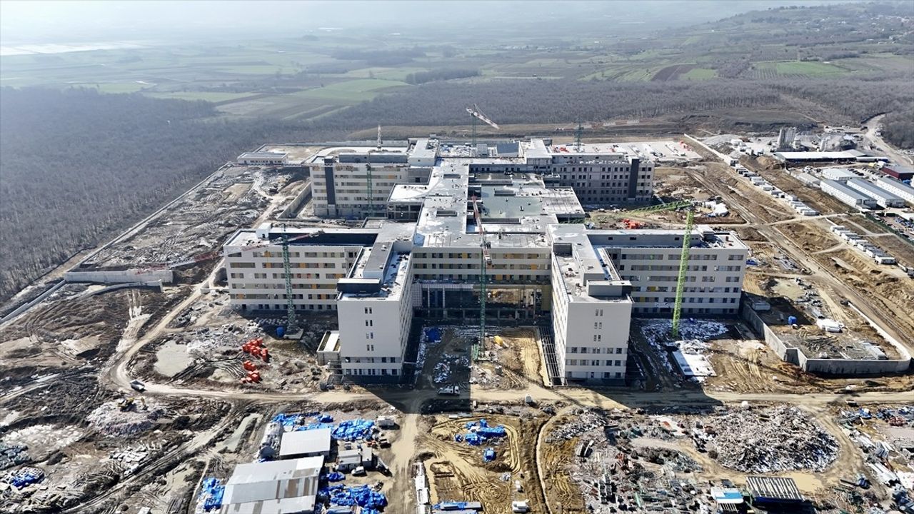 Sakarya Şehir Hastanesi İnşaatında Yüzde 70 Tamamlanma Oranı