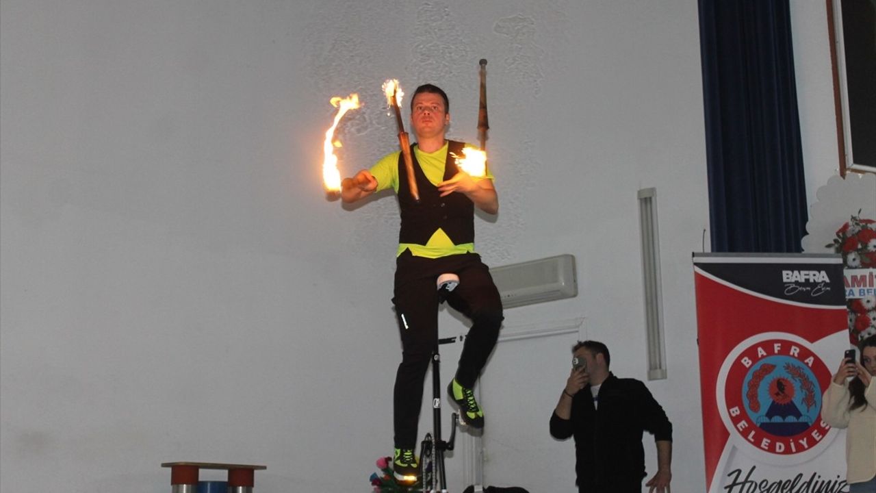 Samsun'da 600 Yıllık Gelenek: Sele Sepet Top Kandil Şenliği Coşkuyla Kutlandı