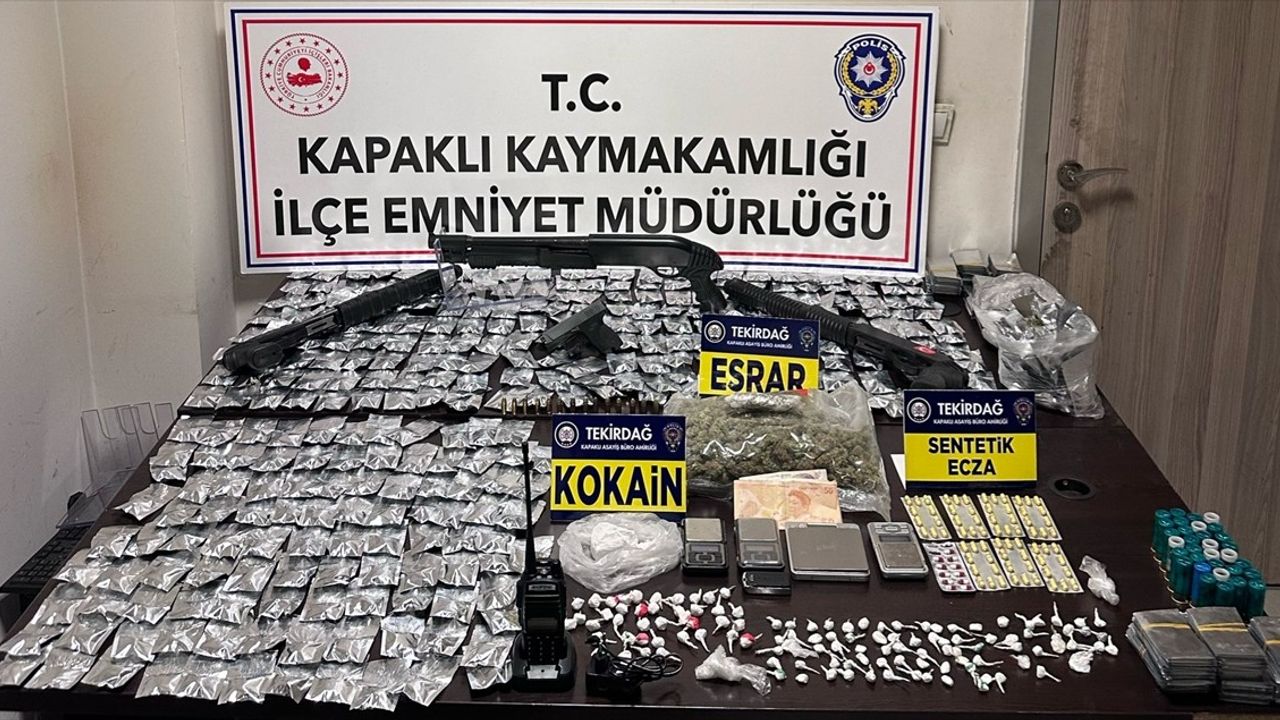 Tekirdağ'da Uyuşturucu Operasyonunda İki Zanlı Tutuklandı