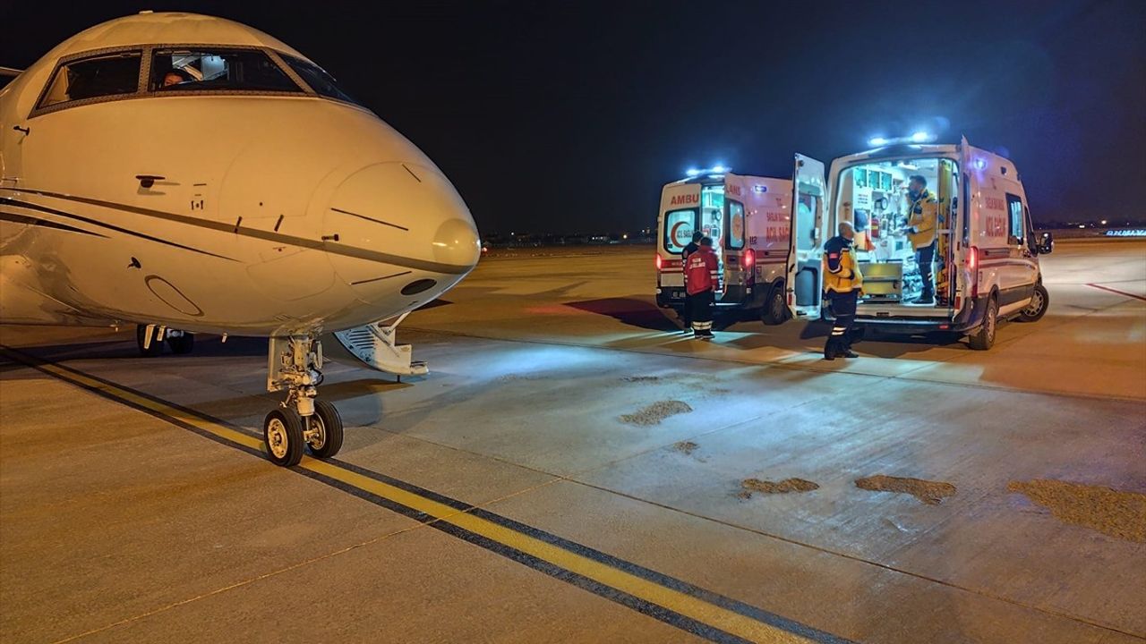 Van'daki Kalp Rahatsızlığı Olan Bebek, Uçakla İstanbul'a Sevk Edildi