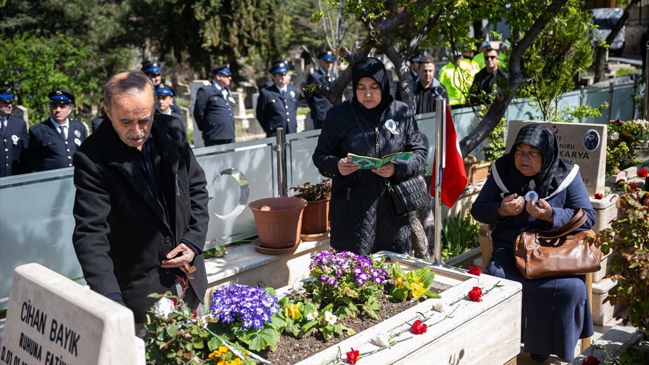 180'inci Yıl Dönümünde Türk Polisi Şehitleri Unutmadı