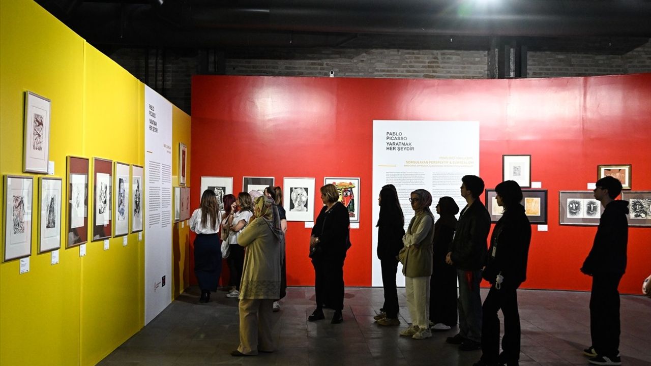 Adana'da Picasso Sergisi Ziyaretçilerini Bekliyor