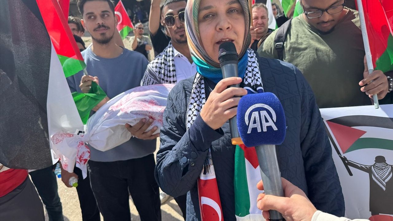 Afyonkarahisar'da Gazze İçin Protesto Yürüyüşü Düzenlendi