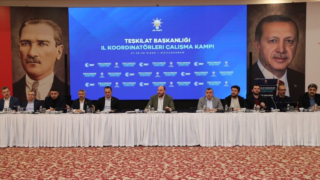 AK Parti İl Koordinatörleri Çalışma Kampı Kızılcahamam'da Başladı