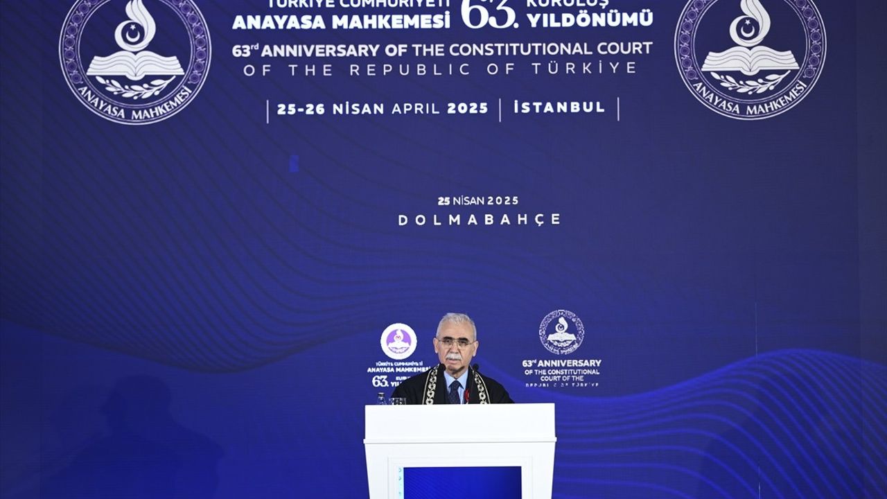 Anayasa Mahkemesi, 63. Yıl Dönümünde Adalet Vurgusu Yaptı