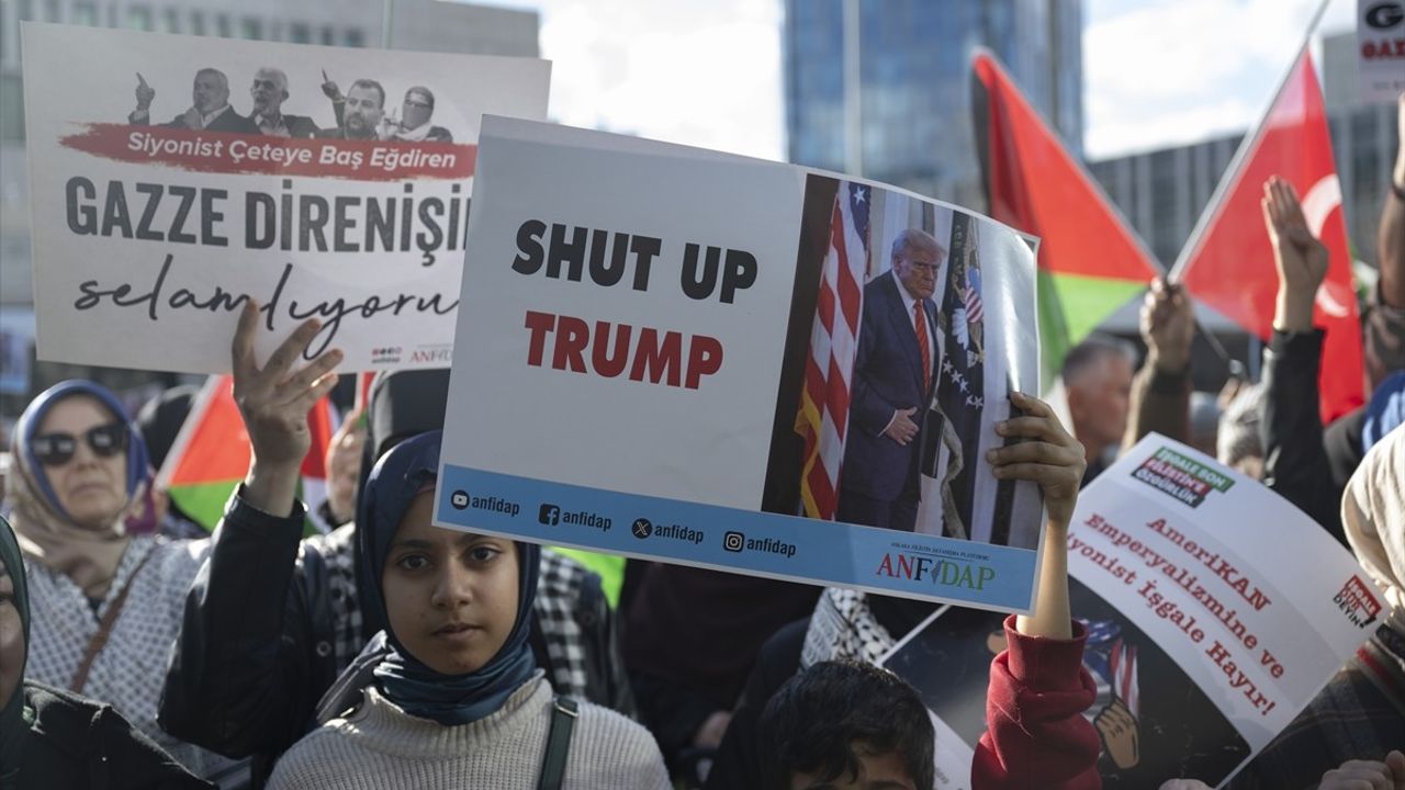 Ankara'da Gazze'ye Yönelik Saldırılar Protesto Edildi