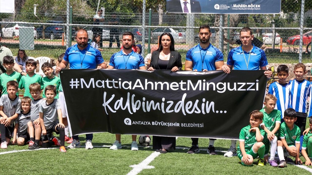 Antalya'da Mattia Ahmet Minguzzi Anısına Futbol Turnuvası Düzenlendi