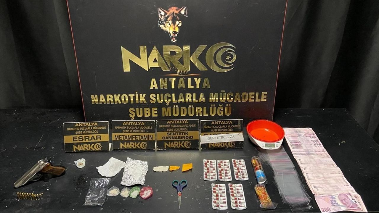 Antalya'da Uyuşturucu Operasyonu: 16 Gözaltı