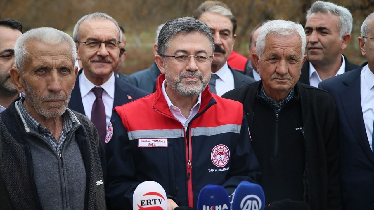 Bakan Yumaklı'dan Zirai Don Açıklaması: Üreticilere Destek Müjdesi