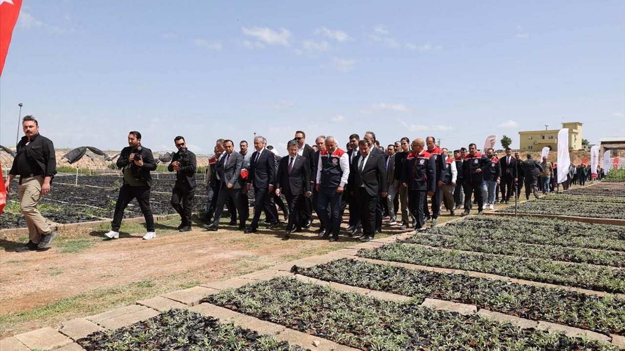 Bakan Yumaklı Mardin'de Tuz Çalısı Üretim Tesisini Ziyaret Etti