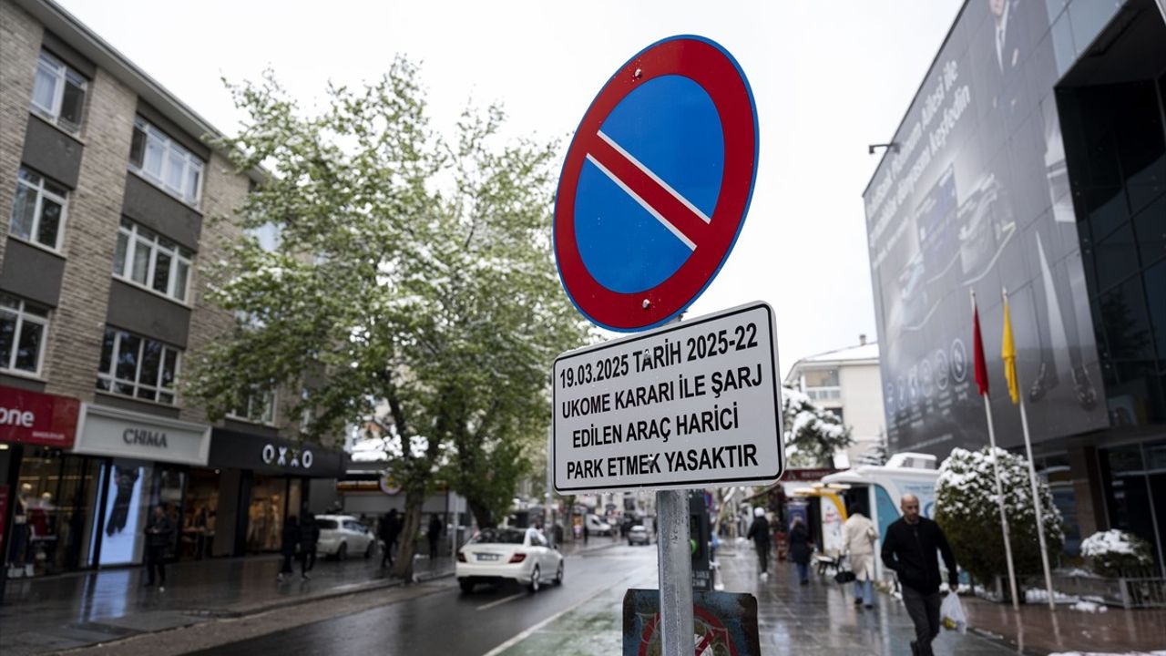 Başkentte Elektrikli Araç Şarj İstasyonlarına Park Yasağı