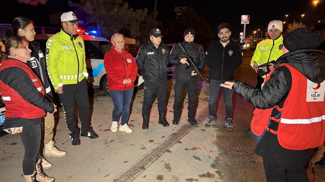 Bolu'da Polislere Anlamlı Çorba İkramı