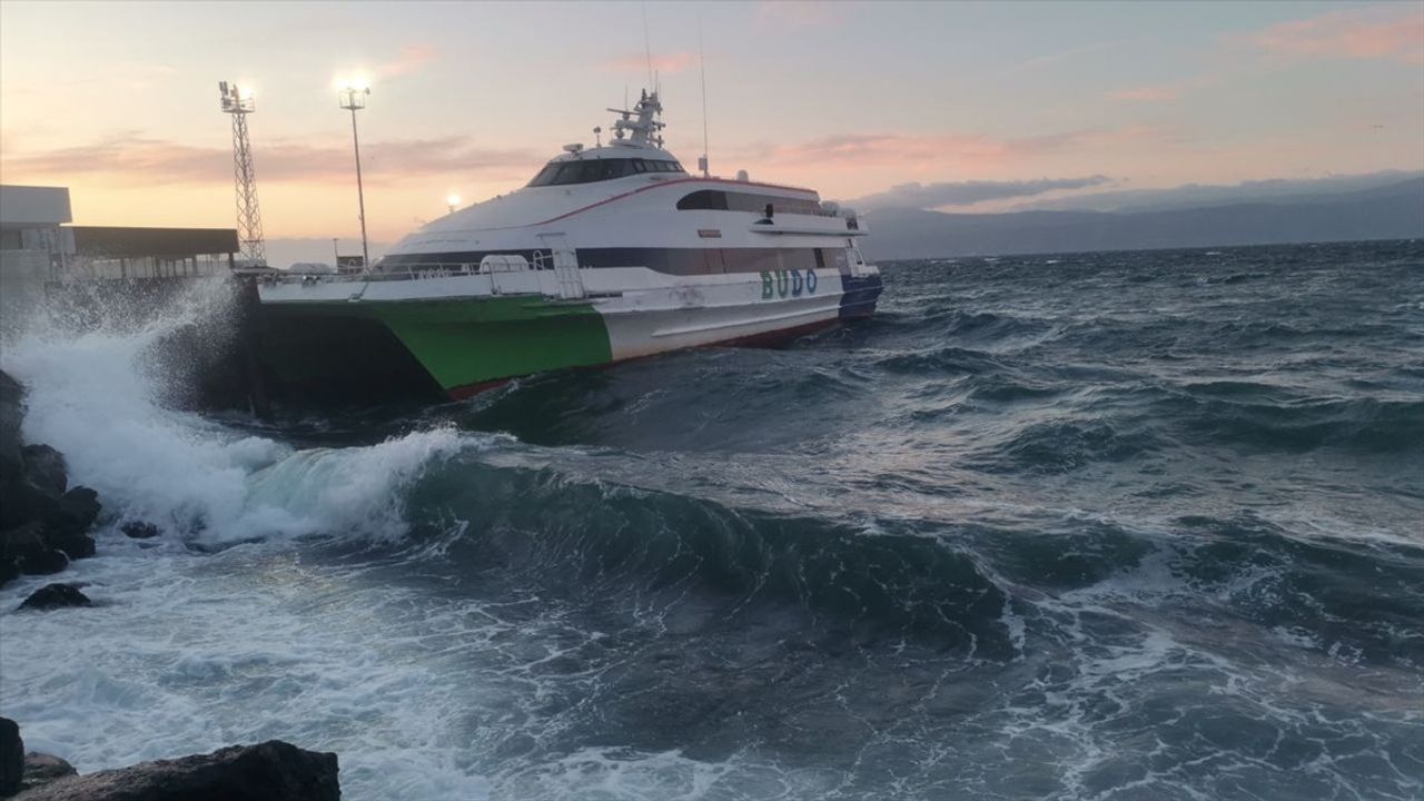Bursa Deniz Otobüslerinde 8 Sefer İptal Edildi