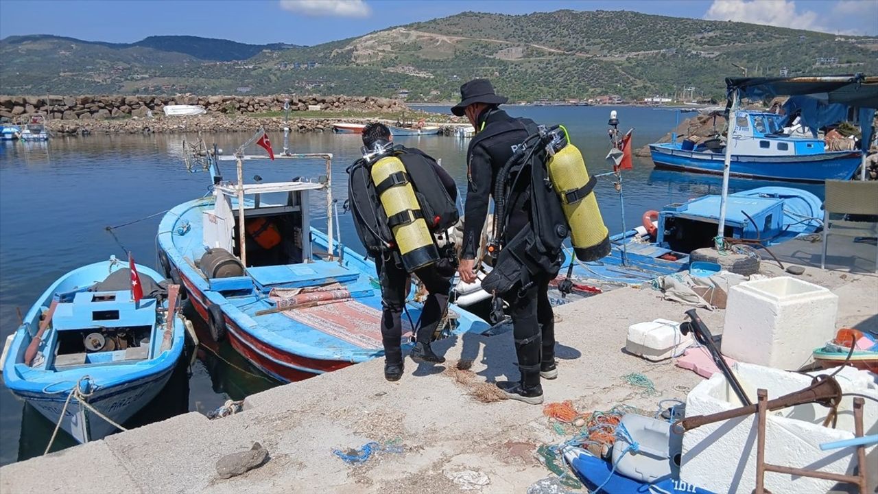 Çanakkale'de Batan Botta Kaybolan Göçmen İçin Arama Çalışmaları Sürüyor