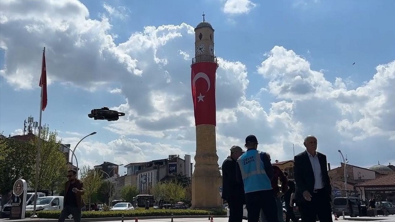 Çorum'da İzmarit Denetimi Dronlarla Gerçekleşiyor