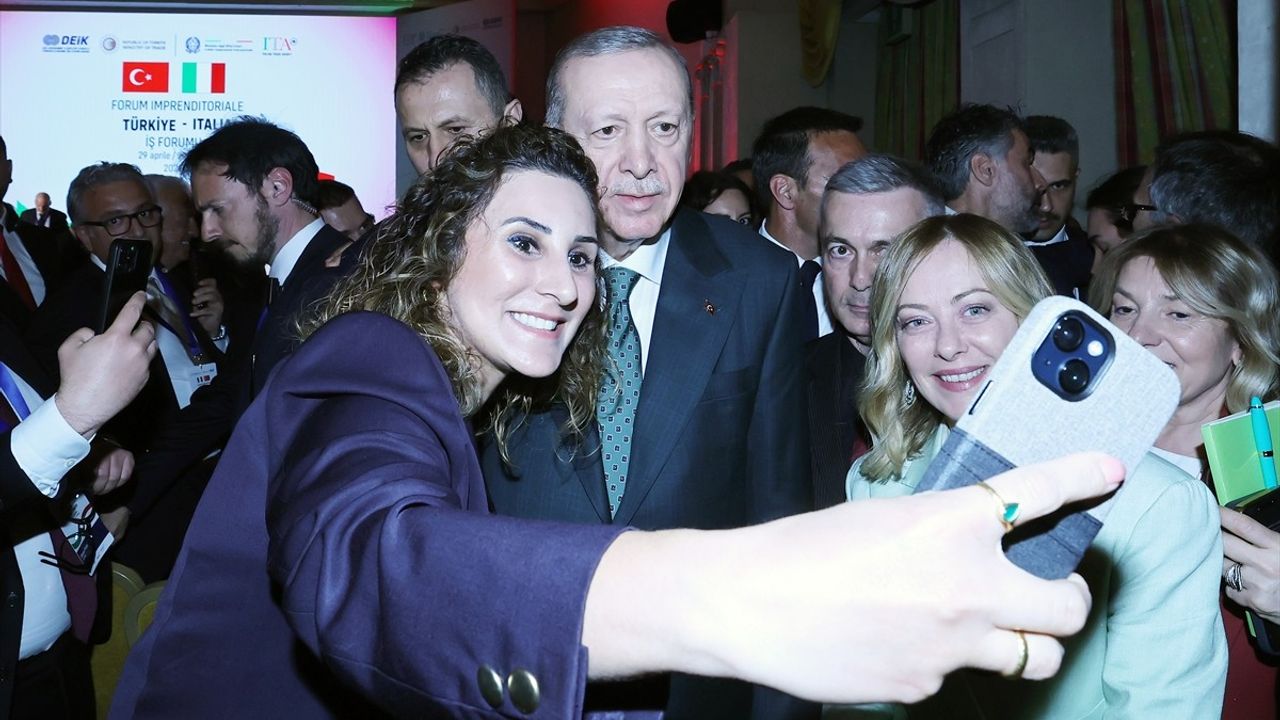 Cumhurbaşkanı Erdoğan, Türkiye-İtalya İş Forumu'nda Ekonomi Vurgusu Yaptı
