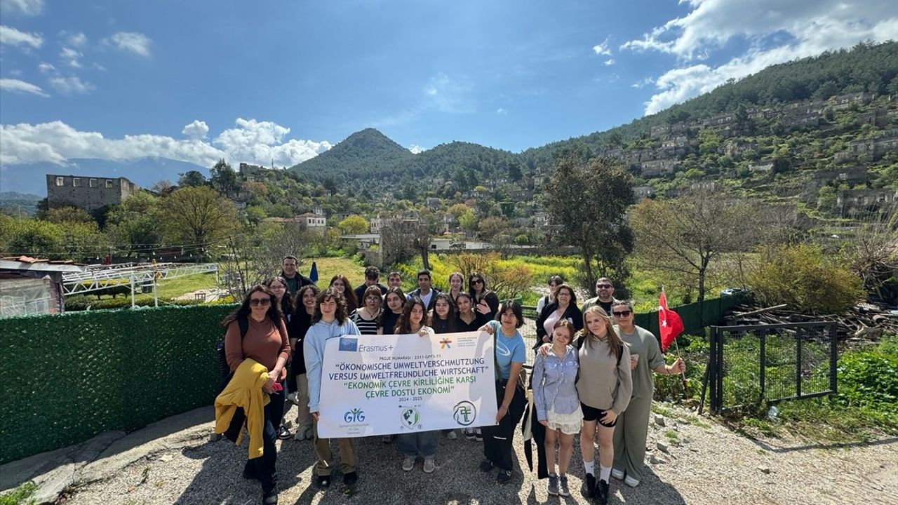 Erasmus+ Projesi ile Alman Öğrenciler Fethiye'yi Ziyaret Etti