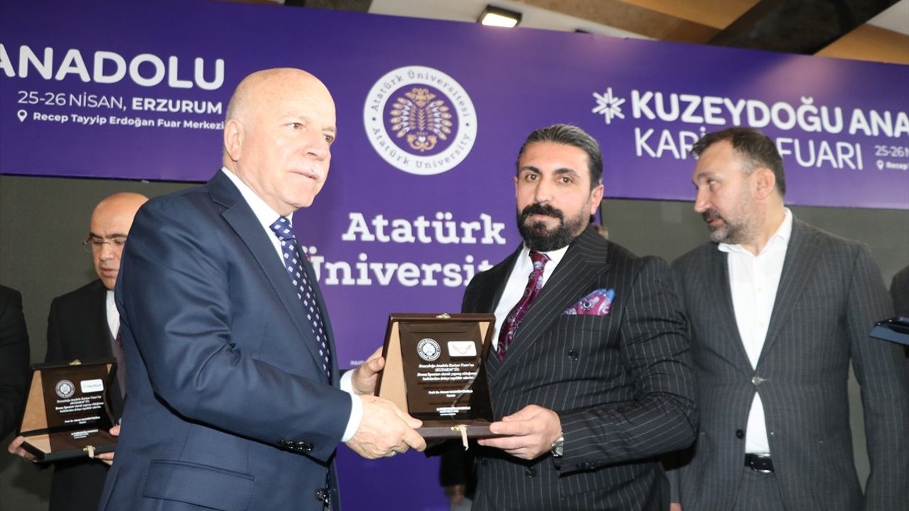 Erzurum'da Kuzeydoğu Anadolu Kariyer Fuarı KUDAKAF 25 Başladı